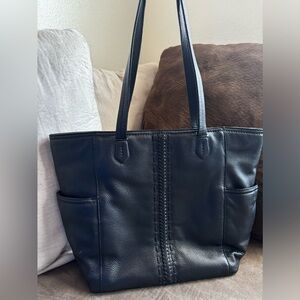 Cole Haan Leather Pebbled Tote